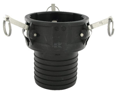 Camlock Type C 4" slangeende polypropylen