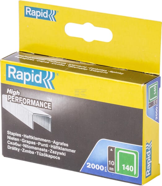 Scangrip Hæfteklammer Rapid type 140, 10 mm stål