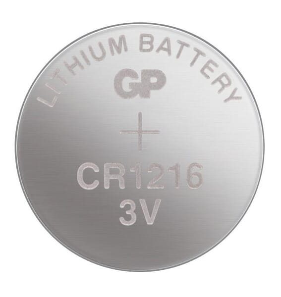 GP Lithium CR1216 3V Batteri