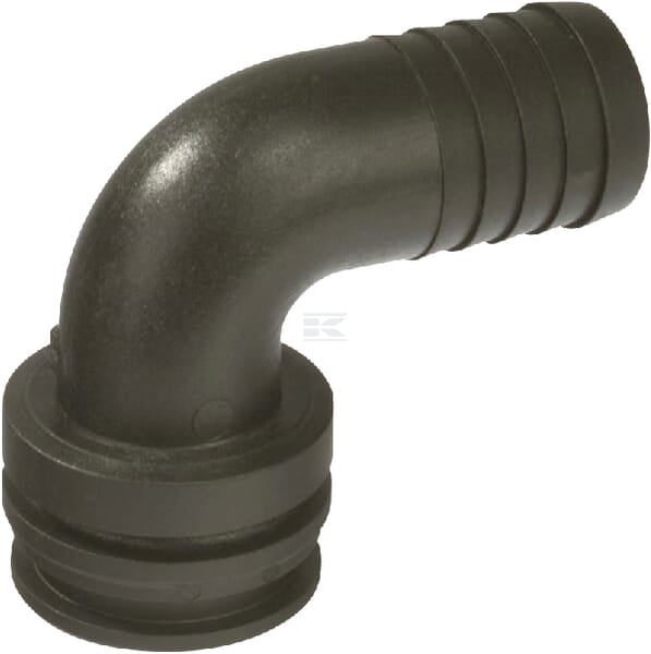 Slangestuds 90° 30 mm han T5