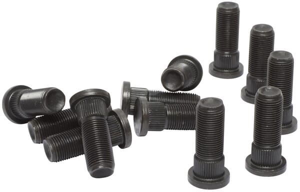 Navbolte 12 stk. M18 x 1,5 x 54 roulering under hoved