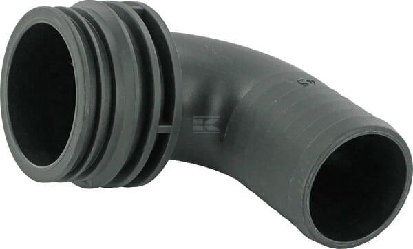 Slangestuds 90° 45 mm han T7