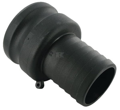 Camlock Type E 3" slangeende 63 mm polypropylen