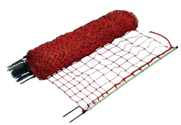 Gallagher Hønse- og Kyllingenet 112cm x 50m Dobbelt Spyd Orange