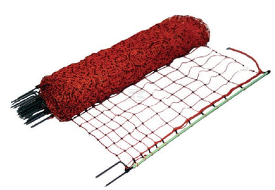 Gallagher Hønse- og Kyllingenet 112cm x 50m Dobbelt Spyd Orange