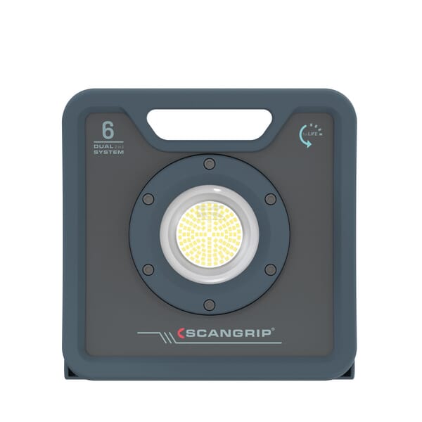 Scangrip Nova 6 C+R Arbejdslampe, Genopladelig