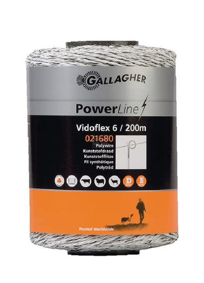 Gallagher Vidoflex 6 Hegnstråd 200 m