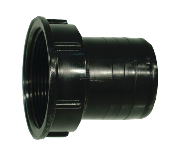 Slangestuds lige med 2" indvendig gevind til 50 mm slange
