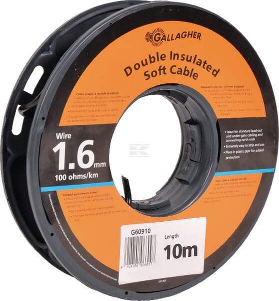 Gallagher Jordkabel 1.6mm x 10m til Elhegn