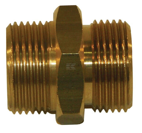 Nippel 3/4" han/han