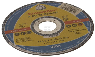 Klingspor Kronenflex Skæreskive 115x1,0x22 mm A60TZ