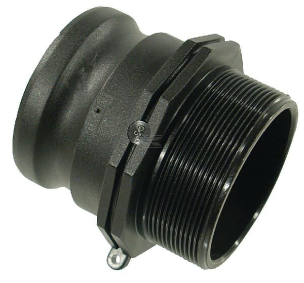 Camlock Type F 3" udvendigt gevind polypropylen