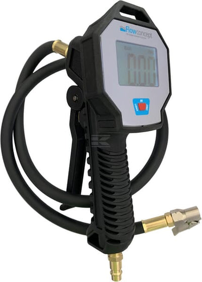 Digital pneumatisk pistol 0-12 bar, 500 mm slange
