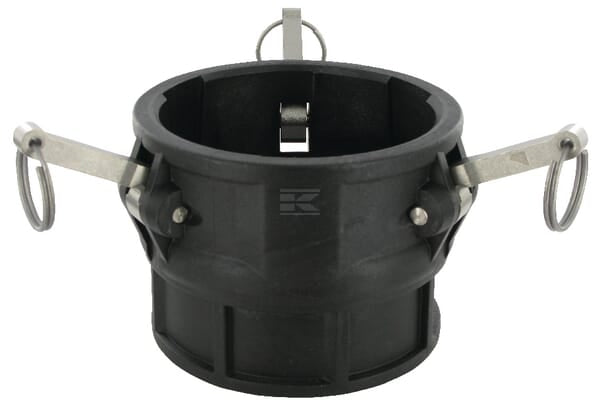 Camlock type D 4" indvendigt gevind polypropylen