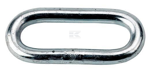 Aflang Galvaniseret Ring 43 x 5 mm