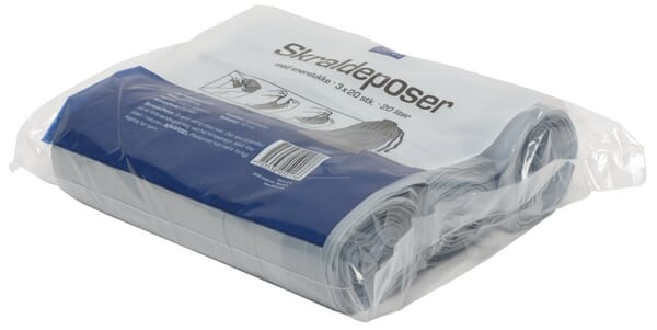 Skraldepose 20L – 3-pak affaldsposer