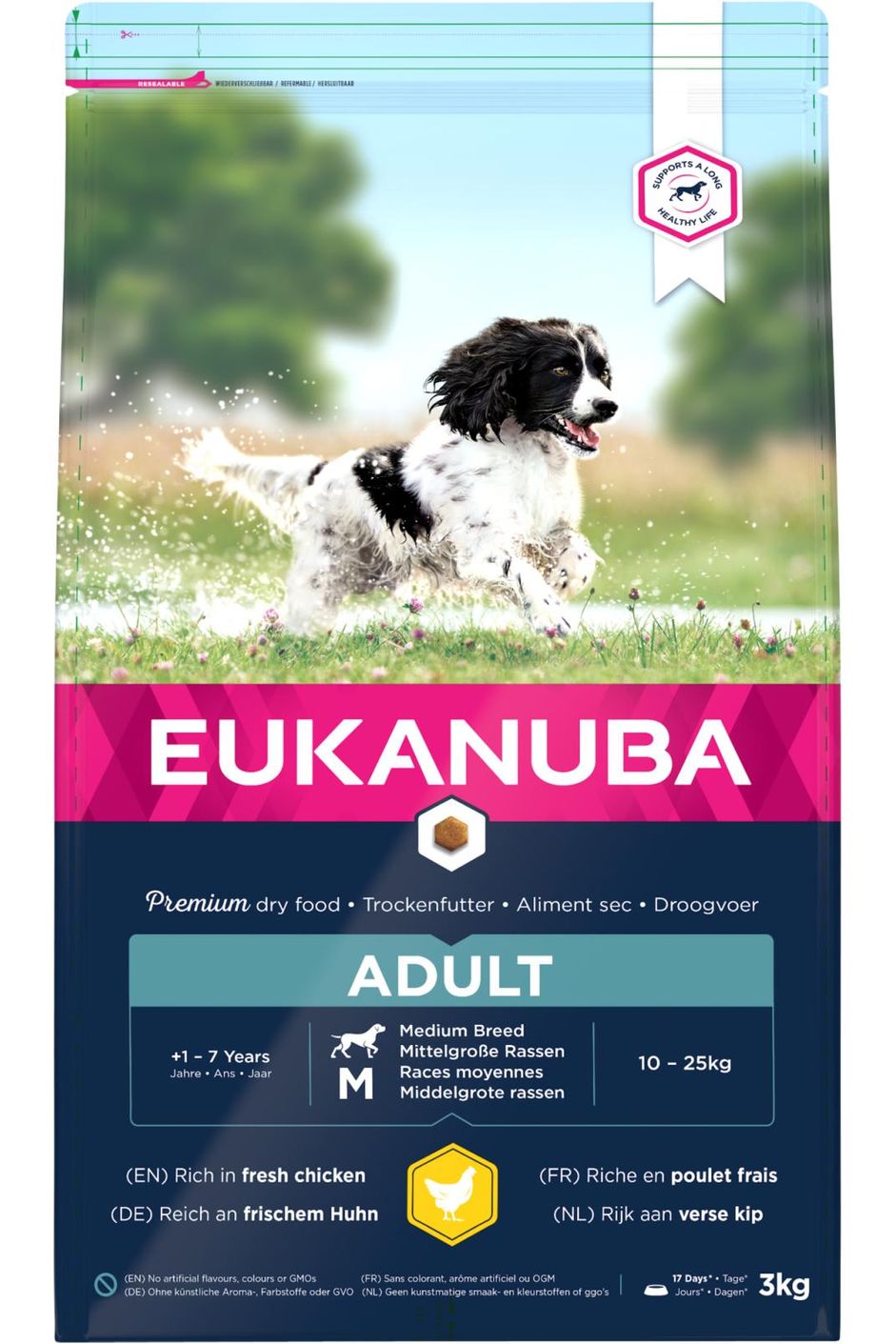 Eukanuba Adult Medium 3kg - AV-Larsen