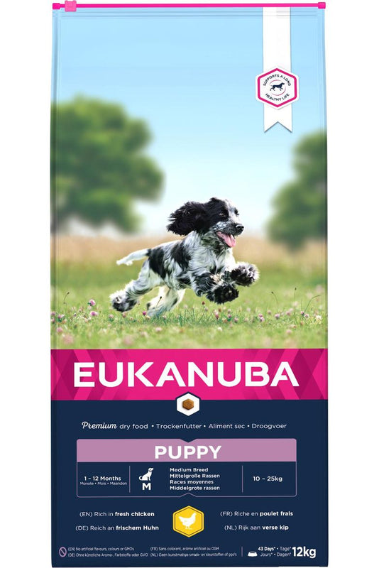 Eukanuba Puppy Medium 12kg fra Eukanuba - AV - Larsen