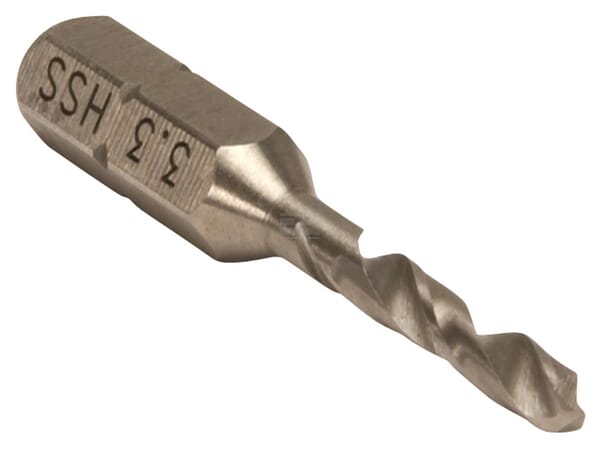 Bohrcraft Bitsbor 3,3 mm til M4 Gevind, 1/4" Skaft