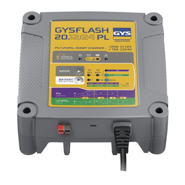 Batterilader GYSFLASH 20.12/24PL