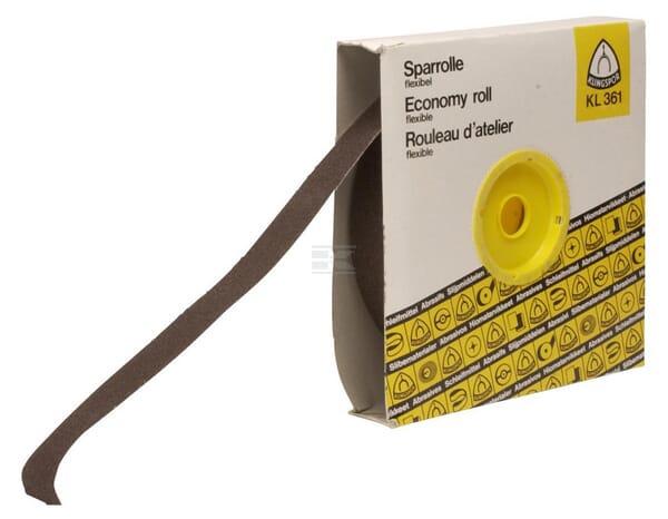 Klingspor Smergellærred 40 mm x 25 m, K 40, Korund