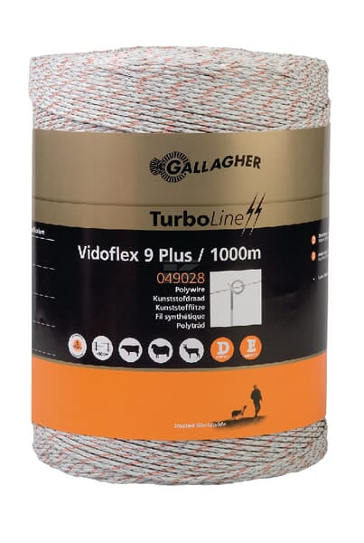 Gallagher Vidoflex 9 1 Polywire til Elhegn