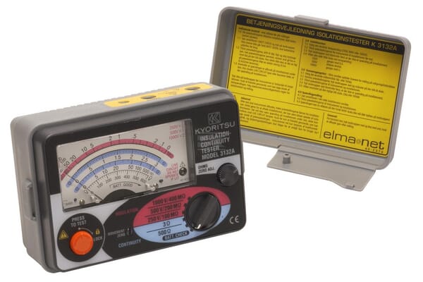Elma K3132 Isolationstester med Volt- og Ohmmeter