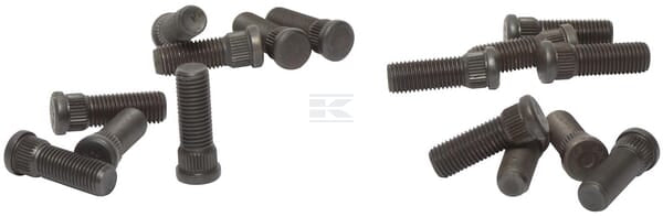 Navbolte 16 stk. M12 x 1,5 x 40 roulering under hoved