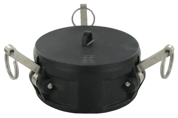 Camlock Type DC 4" hætte polypropylen