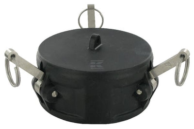 Camlock Type DC 4" hætte polypropylen
