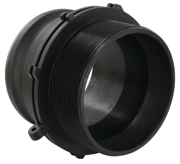 Camlock Type F 4" udvendigt gevind polypropylen