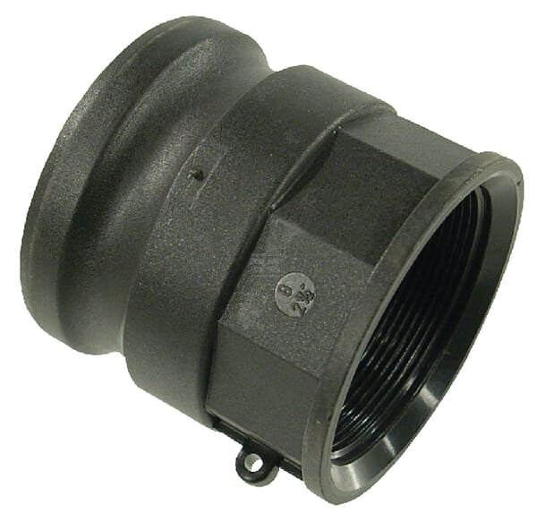 Camlock type A 3" indvendigt gevind 2-1/2" polypropylen