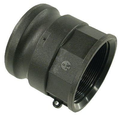 Camlock type A 3" indvendigt gevind 2-1/2" polypropylen