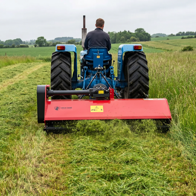 Slagleklipper til traktor 145cm - 155cm - 175cm - Great Dane