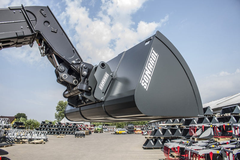 Høj volumen skovl med alle beslag typer