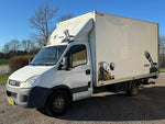 Iveco 35s Kassebil med lift fra AV - Larsen - AV - Larsen