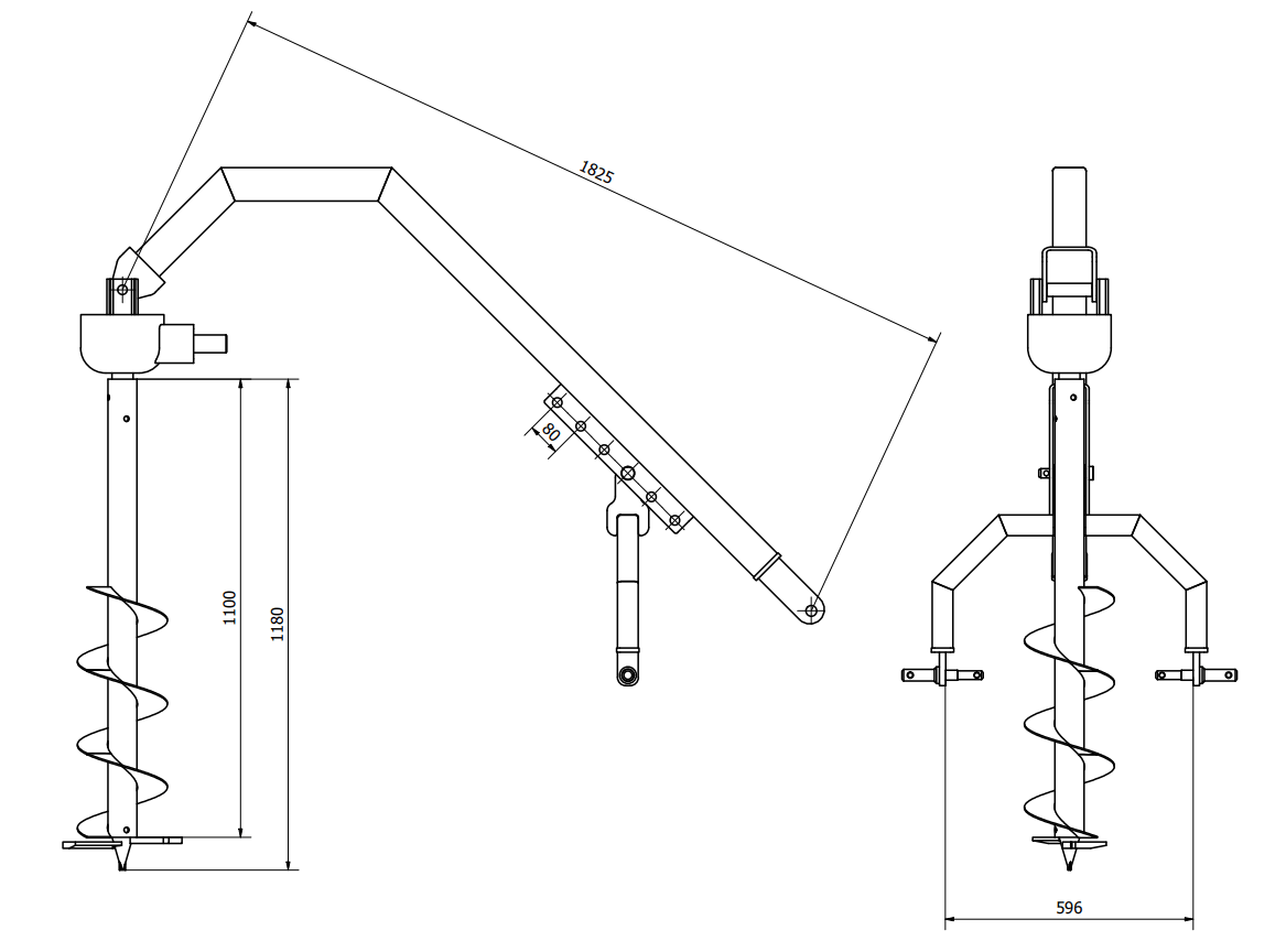 Jordbor traktor fra AV - Larsen - AV - Larsen