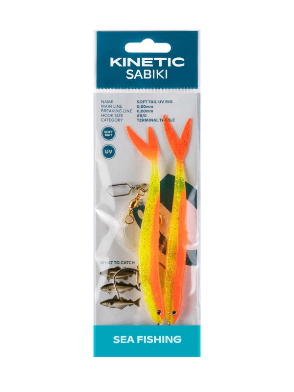 Kinetik Sabiki Softtail UV fra Kinetic - AV - Larsen