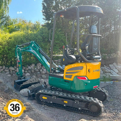 Lovol minigraver 1,8 ton uden kabine fra Kellfri - AV - Larsen