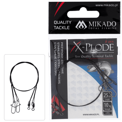 Mikado X - Xplode Steel Leader 25kg fra AV - Larsen - AV - Larsen