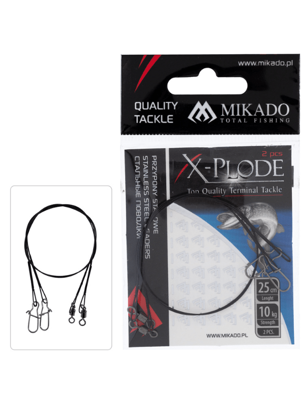 Mikado X - Xplode Steel Leader 25kg fra AV - Larsen - AV - Larsen