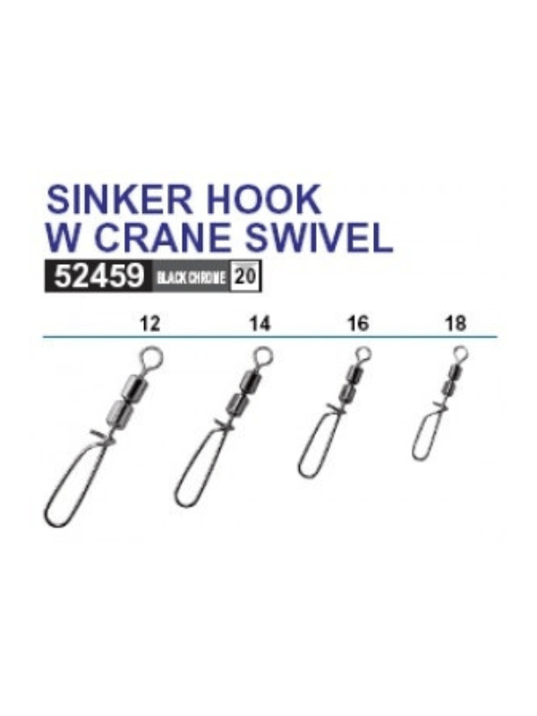 Owner Sinker Hook Crane Swivel fra AV - Larsen - AV - Larsen