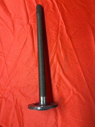 HZM Drivaksel 550mm Ø35 Splindet 10×M10 Flange (Minilæsser)