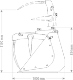 Skovl m/ overfald - Standard fra AV - Larsen - AV - Larsen
