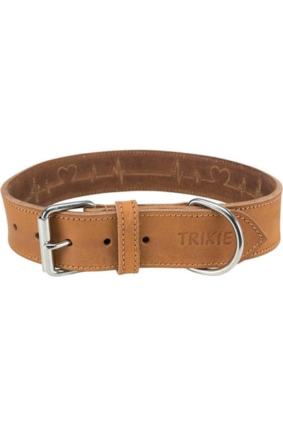 Trixie Rustic halsbånd Heartbeat Brun fra AV - Larsen - AV - Larsen