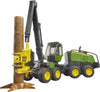 Bruder John Deere 1270G skovningsmaskine med træstamme