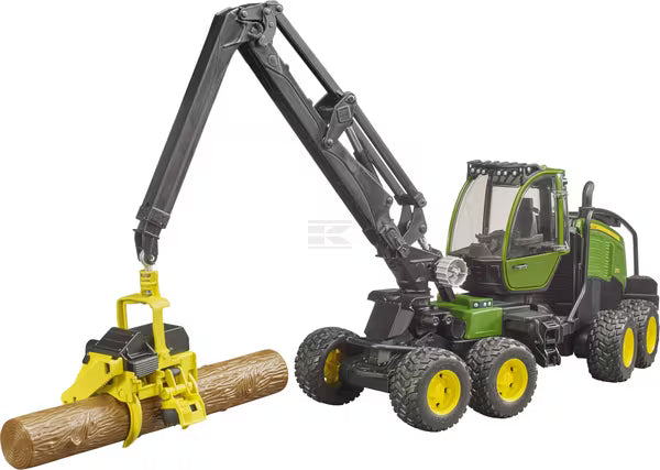 Bruder John Deere 1270G skovningsmaskine med træstamme