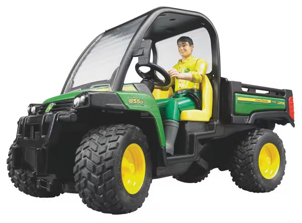 Bruder John Deere Gator XUV 855D med fører