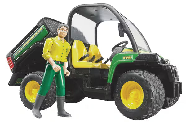 Bruder John Deere Gator XUV 855D med fører