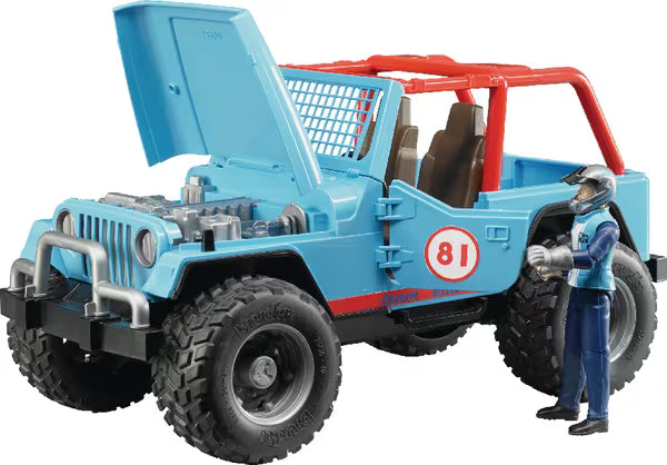 Bruder Jeep Cross-country blå